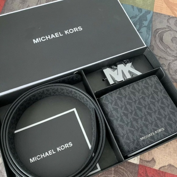 Michael Kors Mens 3 in 1 Wallet Gift Box Set - Picture 1 of 7